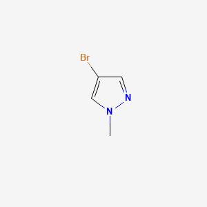 Structure - 4-Bromo-1-methyl-1H-pyrazole, 98%