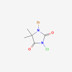 Structure - 1-Bromo-3-chloro-5，5-dimethylimidazolidine-2，4-dione, 97%
