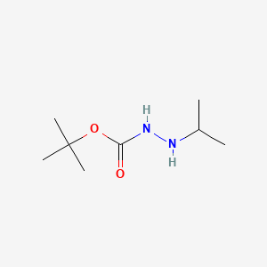 Structure - Hydrazinecarboxylic acid, 2-(1-methylethyl)-, 1,1-dimethylethyl ester, 95%