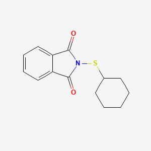 Structure - 2-(Cyclohexylthio)isoindoline-1,3-dione, 95%