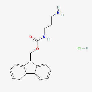 Structure - N-Fmoc-1,3-propanediamine hydrochloride, 98%