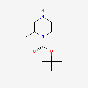 Structure - 1-Boc-2-methylpiperazine, 97%
