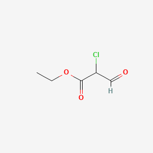 Structure - Ethyl 2-chloro-3-oxopropanoate, 98%