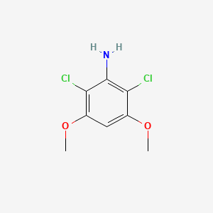 Structure - 2,6-Dichloro-3,5-dimethoxyaniline, 98%