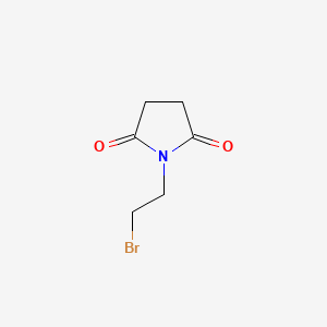 Structure - 1-(2-Bromoethyl)pyrrolidine-2,5-dione, 95%