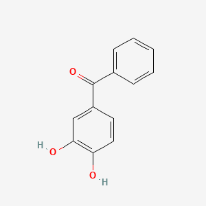 Structure - (3,4-Dihydroxyphenyl)(phenyl)methanone, 98%