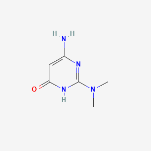 Structure - 4-Amino-2-dimethylamino-6-hydroxypyrimidine Hemihydrate, ≥98%
