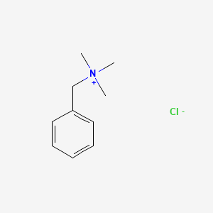 Structure - N,N,N-Trimethyl-1-phenylmethanaminium chloride, 99%