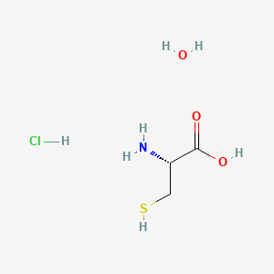 Structure - L-Cysteine, hydrochloride, hydrate (1:1:1), 98%