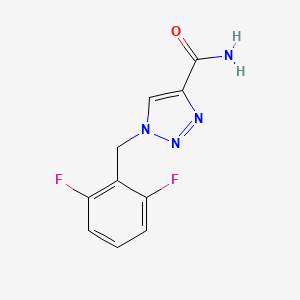 Structure - Rufinamide (Standard), CGP 33101 (Standard), E 2080 (Standard), RUF 331 (Standard)