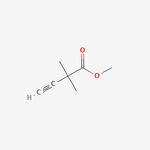 Structure - Methyl 2，2-Dimethylbut-3-Ynoate, 98%