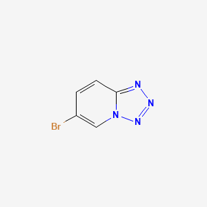 Structure - 6-Bromotetrazolo[1,5-a]pyridine, 97%