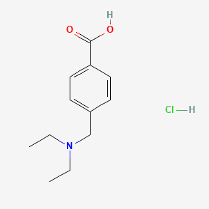 Structure - 4-((Diethylamino)Methyl)Benzoic Acid Hydrochloride, 95%