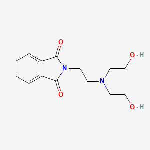 Structure - N-(2-N,N-dihydroxyethyl)phthalimide, 98%
