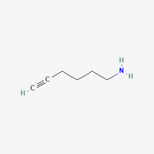 Structure - Hex-5-yn-1-amine, 97%