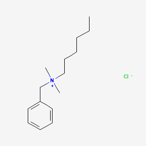 Structure - N-Benzyl-N,N-Dimethylhexan-1-Aminium Chloride, 98%
