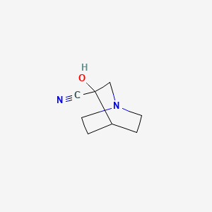 Structure - 3-Hydroxyquinuclidine-3-carbonitrile, 98%