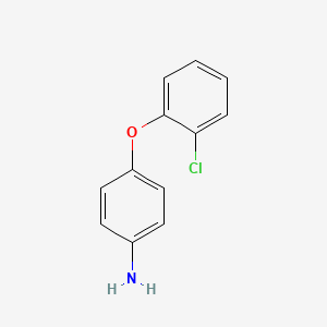 Structure - 4-(2-Chlorophenoxy)aniline, 97%