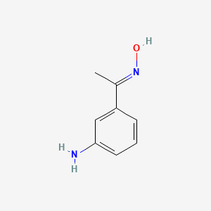 Structure - 3'-Aminoacetophenone oxime, 95%
