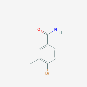 Structure - N-Methyl-4-bromo-3-methylbenzamide, 98%