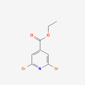 Structure - Ethyl 2,6-dibromoisonicotinate, 97%