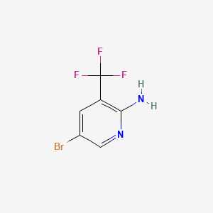 Structure - 5-Bromo-3-(trifluoromethyl)pyridin-2-amine, 98%