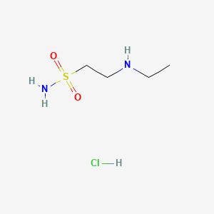 Structure - 2-(Ethylamino)ethane-1-sulfonamide hydrochloride, 95%