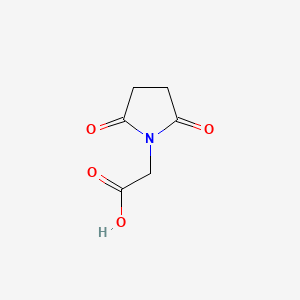 Structure - 2-(2,5-Dioxopyrrolidin-1-yl)acetic acid, 95%