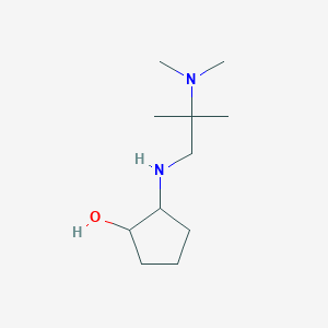 Structure - 2-{[2-(dimethylamino)-2-methylpropyl]amino}cyclopentan-1-ol, 95%