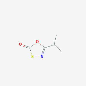Structure - 5-(Propan-2-yl)-2H-1,3,4-oxathiazol-2-one, 95%