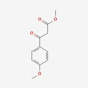 Structure - Methyl 3-(4-methoxyphenyl)-3-oxo-propionate, 98%