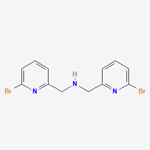 Structure - Bis((6-bromopyridin-2-yl)methyl)amine, 95%