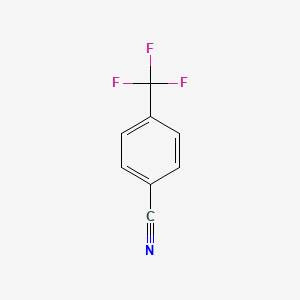 Structure - 4-(Trifluoromethyl)benzonitrile, 98%