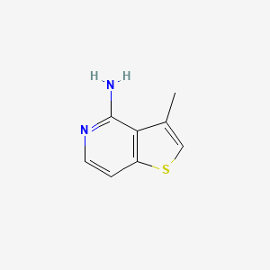 Structure - 3-methylthieno[3,2-c]pyridin-4-amine, 98%