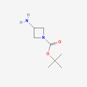 Structure - 1-Boc-3-aminoazetidine, 97%