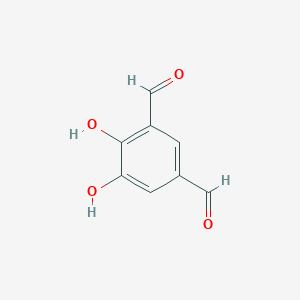 Structure - 1,2-Dihydroxy-3,5-diformylbenzene, 95%
