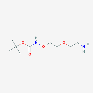 Structure - Boc-Aminooxy-PEG1-C2-NH2, 98%