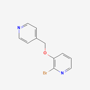 Structure - 2-Bromo-3-(pyridin-4-ylmethoxy)pyridine, 95+%