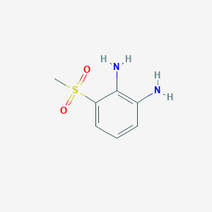 Structure - 3-(Methylsulfonyl)-1,2-benzenediamine, 95%