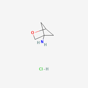 Structure - 2-Oxabicyclo[2.1.1]hexan-4-amine hydrochloride, 95%