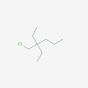 Structure - 3-(Chloromethyl)-3-ethylhexane, 95%