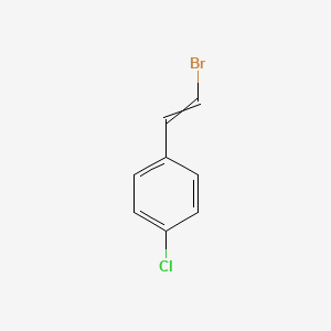 Structure - 1-(2-Bromoethenyl)-4-chlorobenzene, 92%
