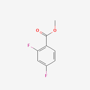 Structure - Methyl 2,4-difluorobenzoate, 98%