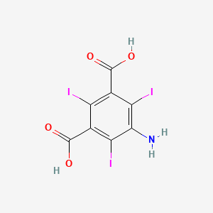 Structure - 5-Amino-2,4,6-triiodoisophthalic acid, 98%