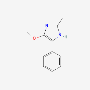 Structure - 5-Methoxy-2-methyl-4-phenyl-1H-imidazole, 95%