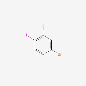 Structure - 4-Bromo-1,2-diiodobenzene, 98%