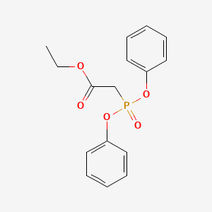 Structure - Ethyl 2-(diphenoxyphosphoryl)acetate, 95%