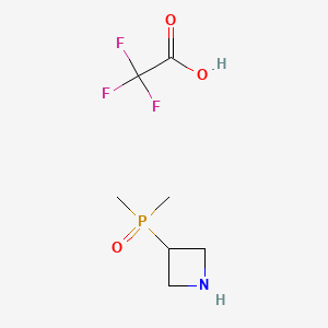 Structure - Azetidin-3-yldimethylphosphine oxide 2,2,2-trifluoroacetate, 95%
