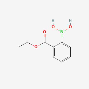 Structure - (2-(Ethoxycarbonyl)phenyl)boronic acid, 98%