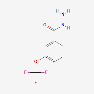 Structure - 3-(Trifluoromethoxy)benzohydrazide, 97%
